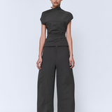 Wynn Hamlyn  Rita Top - Charcoal