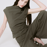 Wynn Hamlyn  Rita Top - Charcoal