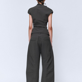 Wynn Hamlyn  Rita Top - Charcoal