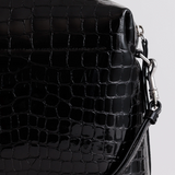 Yu Mei Ch'lita Bag - Black Croc