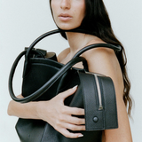 Yu Mei Claudia Tote - Black Deer Nappa