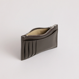 Yu Mei Frank Cardholder - Black/Olive Lambskin