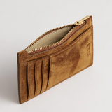 Yu Mei Frank Cardholder - Cork Suede