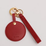 Yu Mei Key Fob - Lobster Red Lambskin