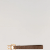 Yu Mei Key Fob - Sand Stone Suede