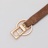 Yu Mei Key Fob - Sand Stone Suede