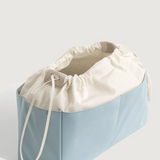 Yu Mei Medium Organiser - Pearl Blue/White Asparagus Nylon