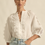 Zoe Kratzmann Bouquet Top - Porcelain