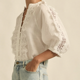 Zoe Kratzmann Bouquet Top - Porcelain