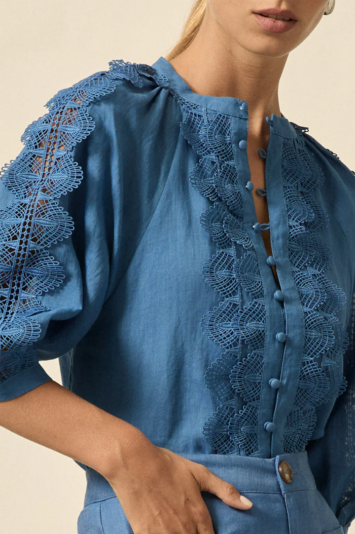 Zoe Kratzmann - Embroidered Smock Top