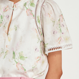 Zoe Kratzmann Charm Top - Paintery Bloom