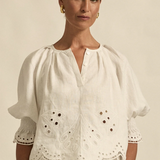 Zoe Kratzmann Dawn Top - Porclain