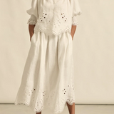 Zoe Kratzmann Dawn Top - Porclain