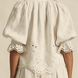 Zoe Kratzmann Dawn Top - Porclain