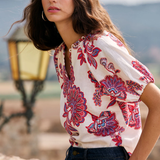 Zoe Kratzmann Percieve Top - Crimson Kgari