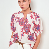 Zoe Kratzmann Percieve Top - Crimson Kgari