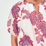 Zoe Kratzmann Percieve Top - Crimson Kgari