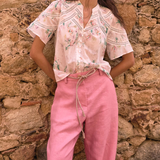 Zoe Kratzmann Pulse Top - Paintery Bloom