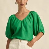 Zoe Kratzmann Trace Top - Parrot