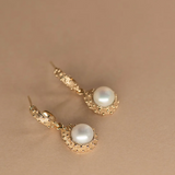 Zoe & Morgan Lulu Earrings - 22k Gold Vermeil with Freshwater Pearls