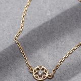 Zoe & Morgan Manuka Bracelet - 22k Gold Plate with White Zircon