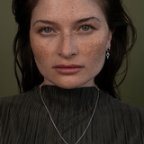 Zoe & Morgan Mini Gypsy Heart Necklace - 925 Sterling Silver