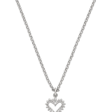 Zoe & Morgan Mini Gypsy Heart Necklace - 925 Sterling Silver