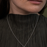 Zoe & Morgan Mini Heart Rays Necklace - 925 Sterling Silver