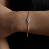 Zoe & Morgan Odette Bracelet - 925 Sterling Silver/White Topaz