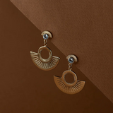 Zoe & Morgan Pocket Full of Sunshine Earrings - Gold Vermeil/Aquamarine