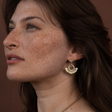 Zoe & Morgan Pocket Full of Sunshine Earrings - Gold Vermeil/Aquamarine