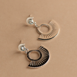 Zoe & Morgan Pocket Full of Sunshine Earrings - Sterling Silver/Aquamarine