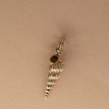 Zoe & Morgan  Shell Seeker Charm - 22k Gold Vermeil