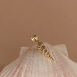Zoe & Morgan  Shell Seeker Charm - 22k Gold Vermeil