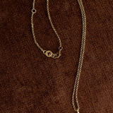Zoe & Morgan Sitara Necklace - 22k Gold Vermeil with Chrome Diopside