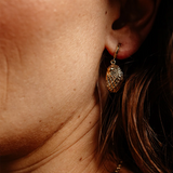 Zoe & Morgan Soul Paua Earrings - 22k Gold Vermeil