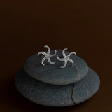 Zoe & Morgan Starfish Studs - 925 Sterling Silver