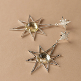 Zoe & Morgan Sunburst Earrings 925 Sterling Silver - Lemon Quartz