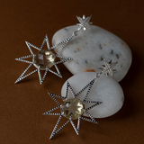 Zoe & Morgan Sunburst Earrings 925 Sterling Silver - Lemon Quartz