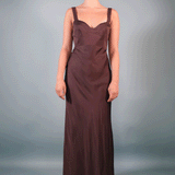 Jillian Boustred Regina Dress - Chocolate