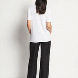 Juliette Hogan JHL V-Neck T Fine Cotton Cashmere - White
