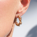 Creeps and Violets XL Reflection Hoops